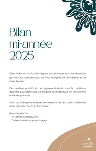 Carnet de vacances pour une rentrée alignée 🐚
