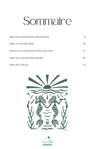 Carnet de vacances pour une rentrée alignée 🐚