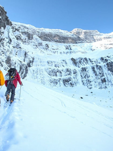 Initiation cascade de glace dans les Pyrénées